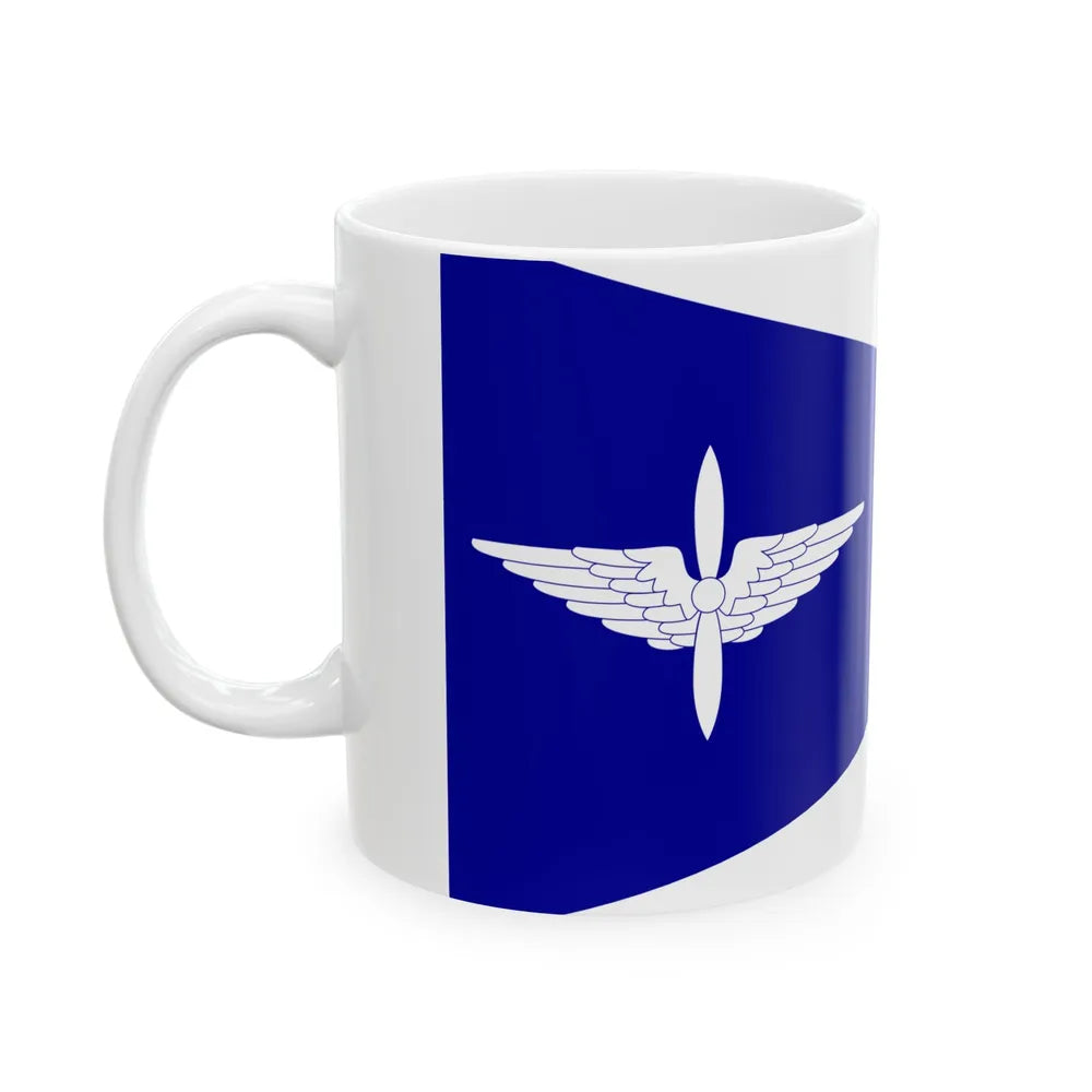 ROCAF Lieutenant Colonels Flag 1937 (China) White Coffee Mug - Go Mug Yourself