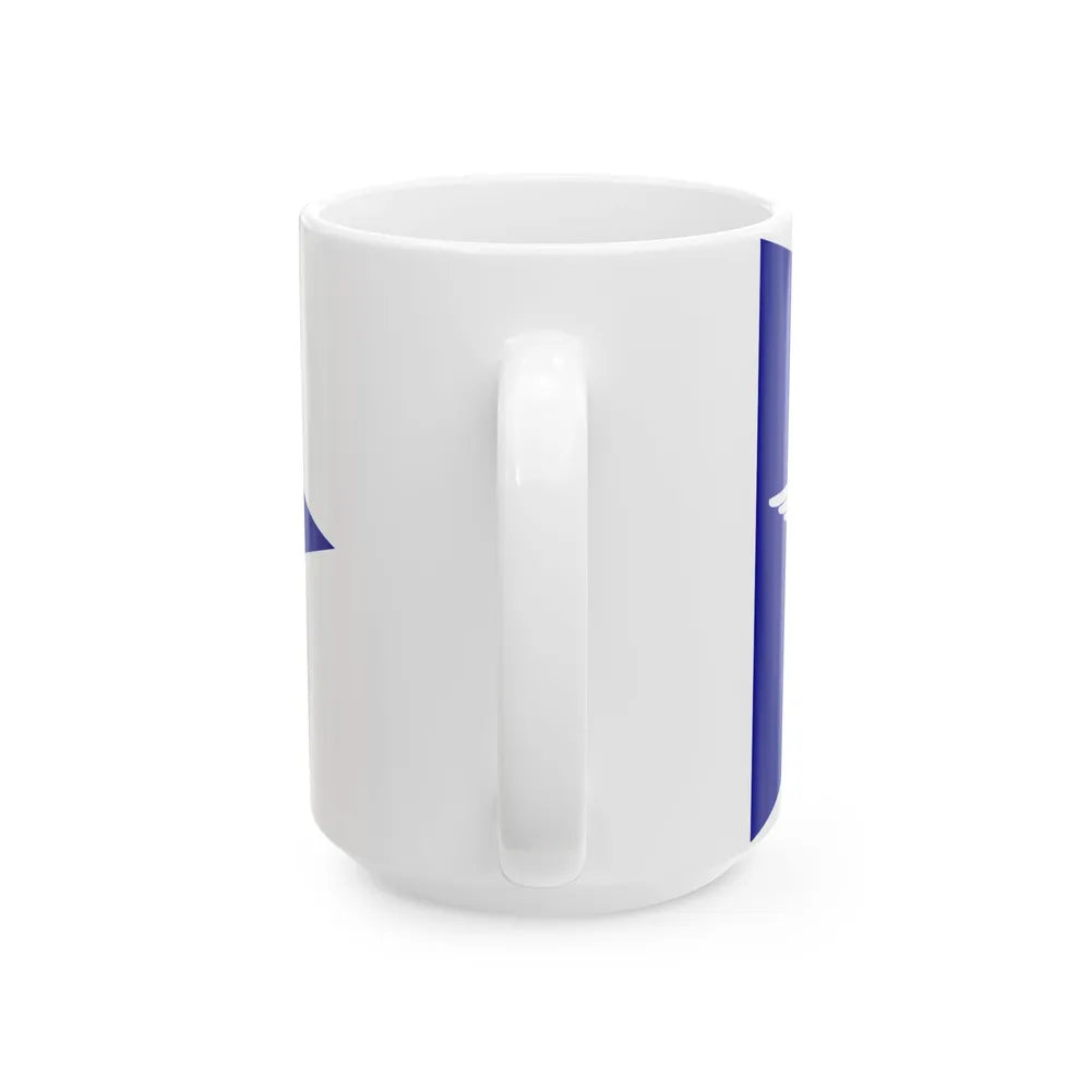 ROCAF Lieutenant Colonels Flag 1937 (China) White Coffee Mug - Go Mug Yourself