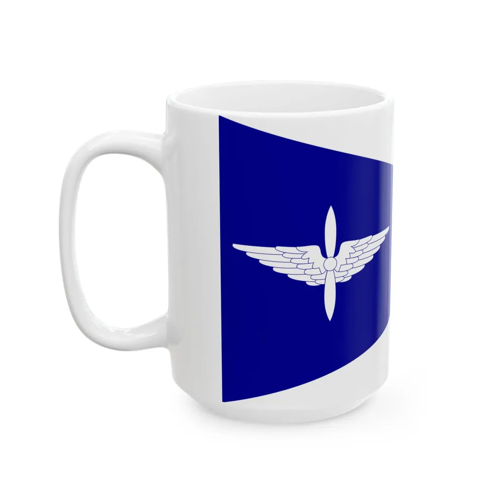 ROCAF Lieutenant Colonels Flag 1937 (China) White Coffee Mug - Go Mug Yourself