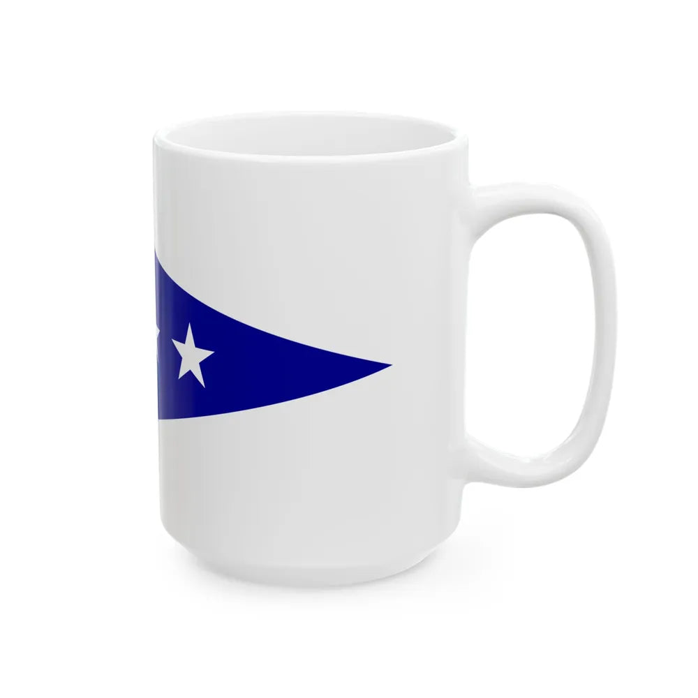 ROCAF Lieutenant Colonels Flag 1937 (China) White Coffee Mug - Go Mug Yourself