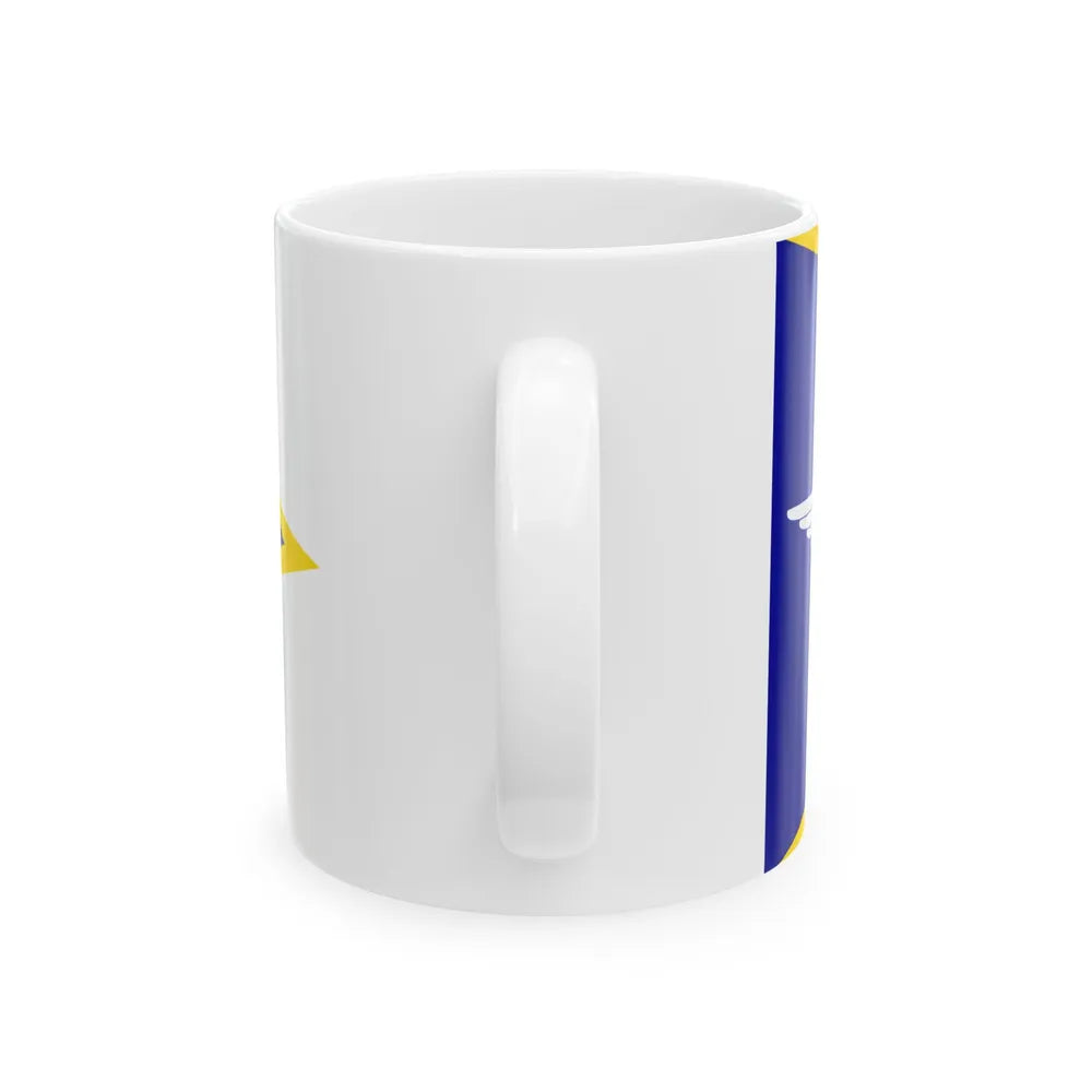 ROCAF Lieutenant Colonels Flag 1948 (China) White Coffee Mug - Go Mug Yourself