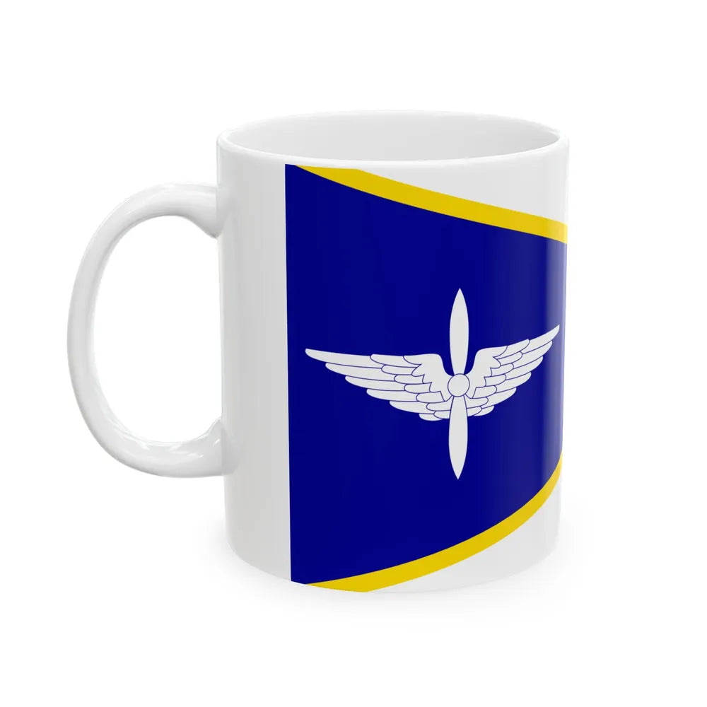 ROCAF Lieutenant Colonels Flag 1948 (China) White Coffee Mug - Go Mug Yourself