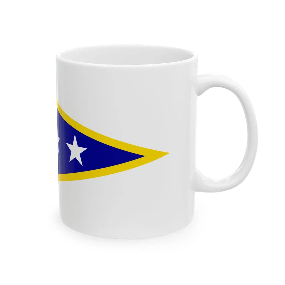 ROCAF Lieutenant Colonels Flag 1948 (China) White Coffee Mug - Go Mug Yourself