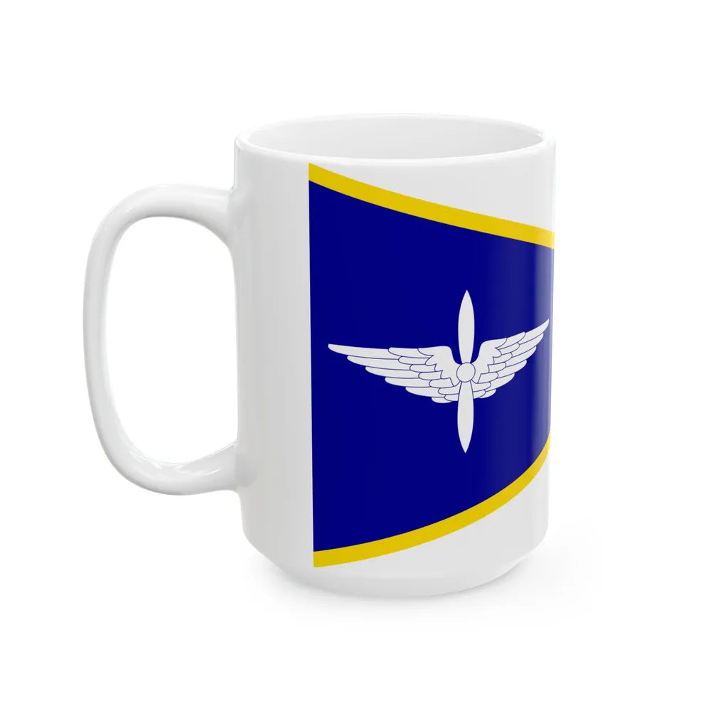 ROCAF Lieutenant Colonels Flag 1948 (China) White Coffee Mug - Go Mug Yourself