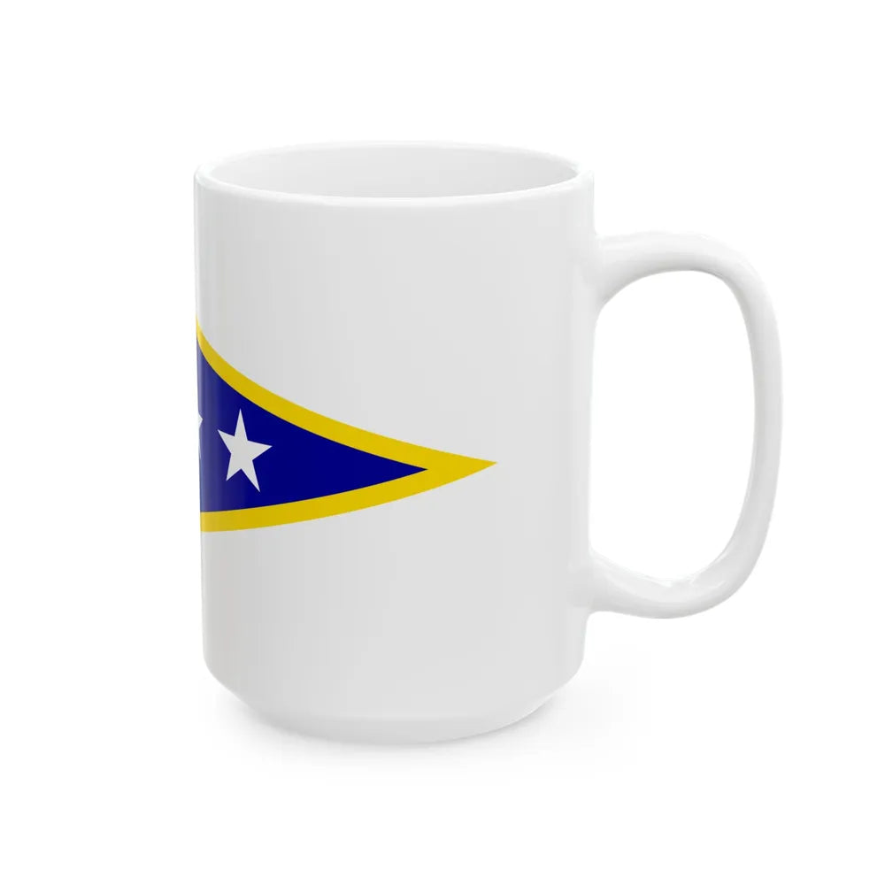 ROCAF Lieutenant Colonels Flag 1948 (China) White Coffee Mug - Go Mug Yourself