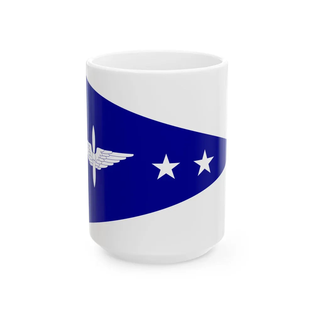 ROCAF Lieutenant Colonels Flag 1958 (China) White Coffee Mug 15oz - Go Mug Yourself