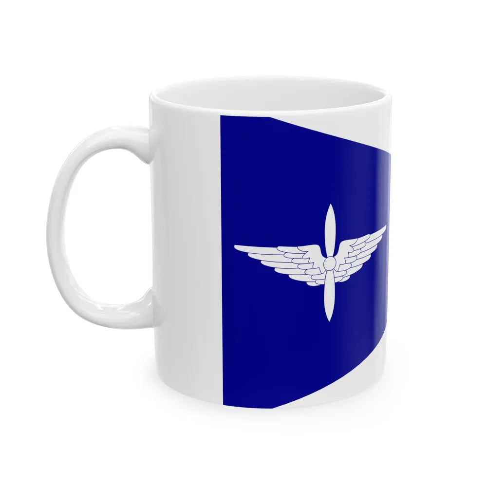 ROCAF Lieutenant Colonels Flag 1958 (China) White Coffee Mug - Go Mug Yourself