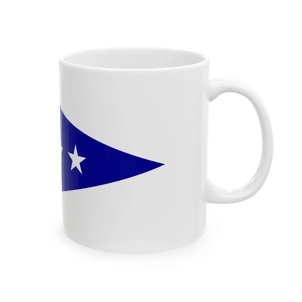 ROCAF Lieutenant Colonels Flag 1958 (China) White Coffee Mug - Go Mug Yourself