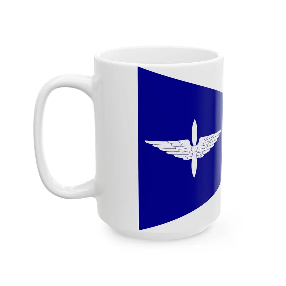 ROCAF Lieutenant Colonels Flag 1958 (China) White Coffee Mug - Go Mug Yourself