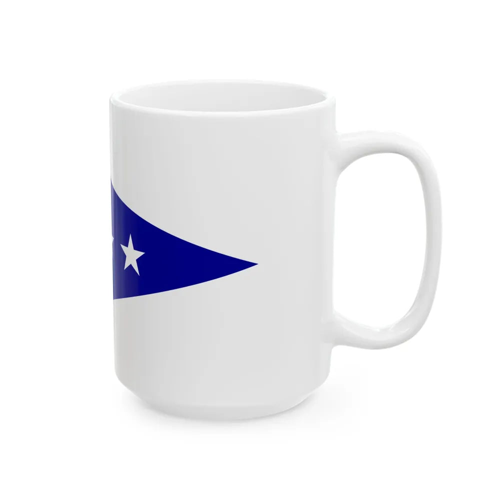ROCAF Lieutenant Colonels Flag 1958 (China) White Coffee Mug - Go Mug Yourself