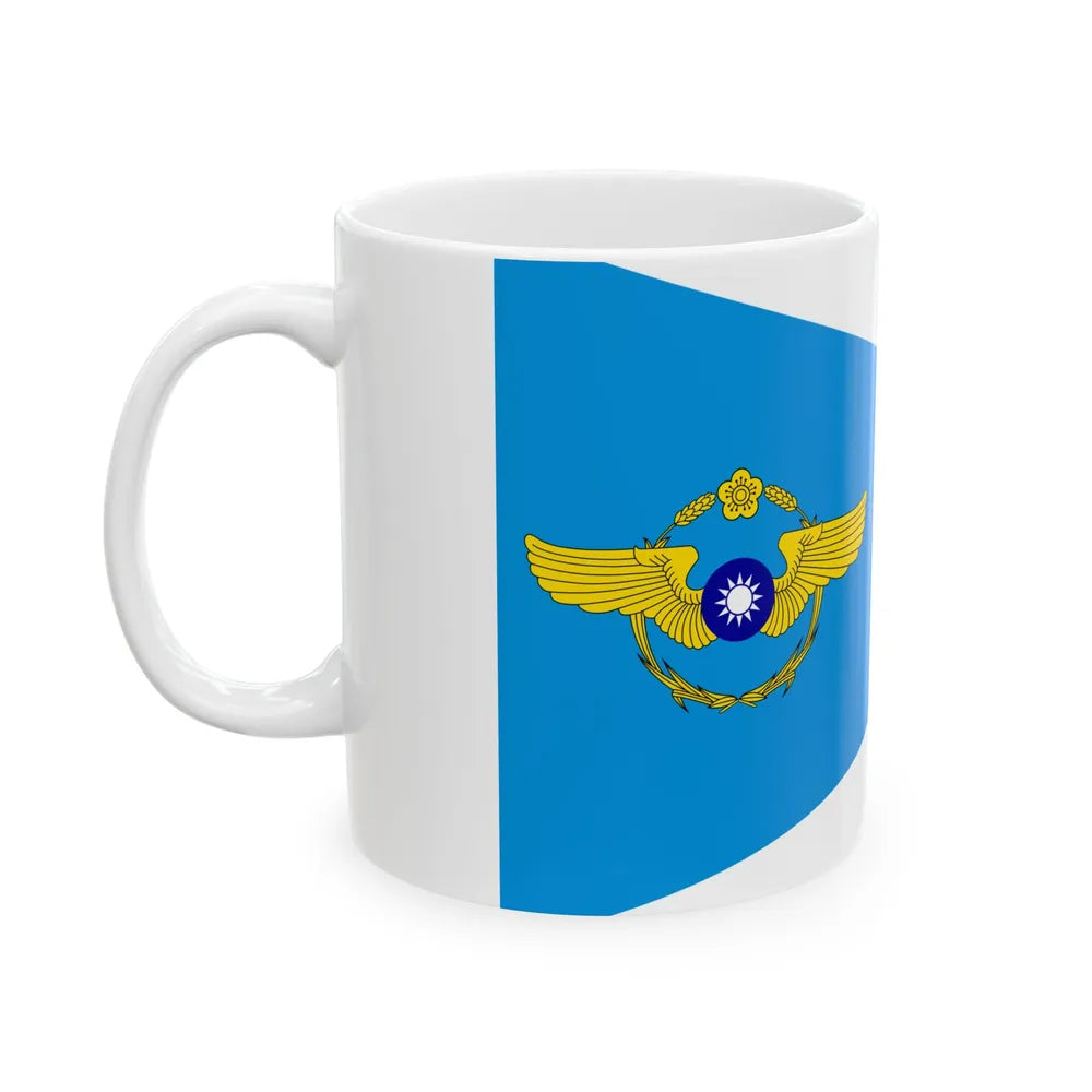 ROCAF Lieutenant Colonels Flag 1962 (China) White Coffee Mug - Go Mug Yourself