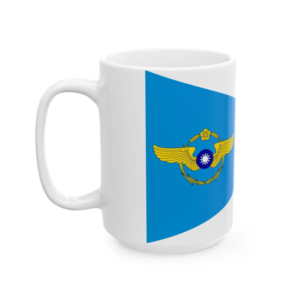 ROCAF Lieutenant Colonels Flag 1962 (China) White Coffee Mug - Go Mug Yourself