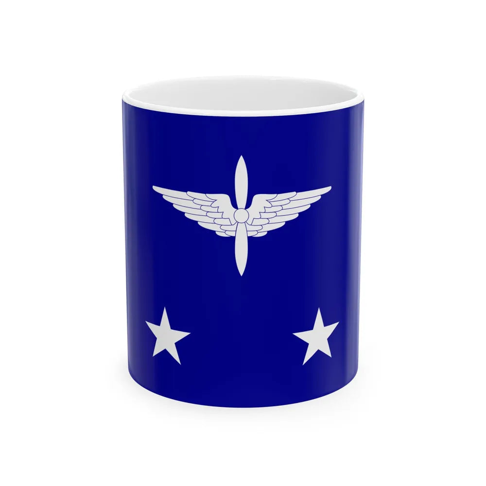 ROCAF Lieutenant Generals Flag 1937 (China) White Coffee Mug 11oz - Go Mug Yourself