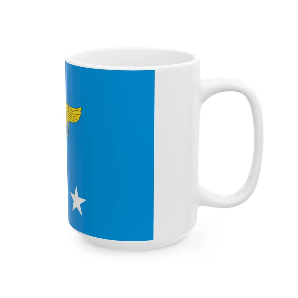 ROCAF Lieutenant Generals Flag 1962 (China) White Coffee Mug - Go Mug Yourself