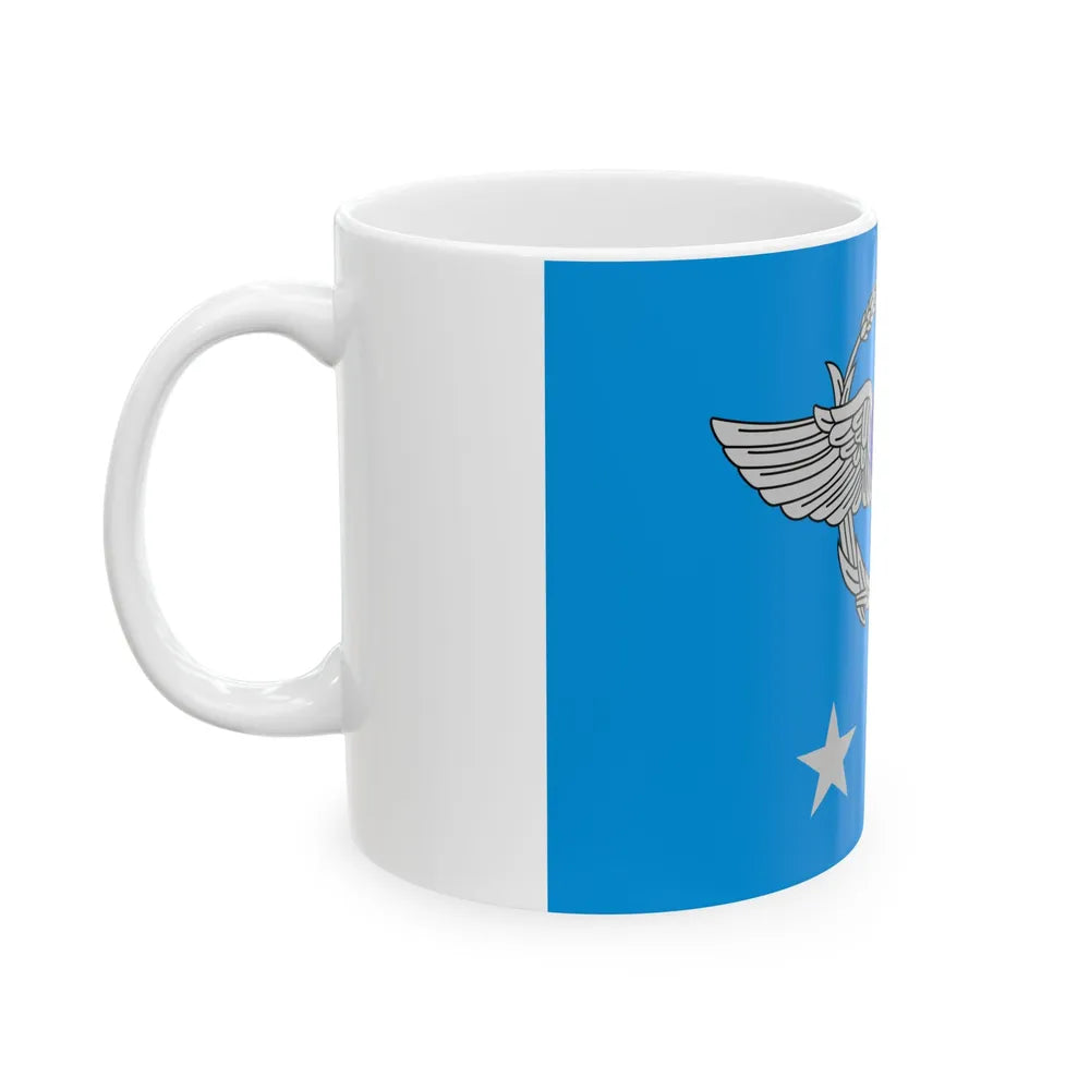 ROCAF Lieutenant Generals Flag (China) White Coffee Mug - Go Mug Yourself
