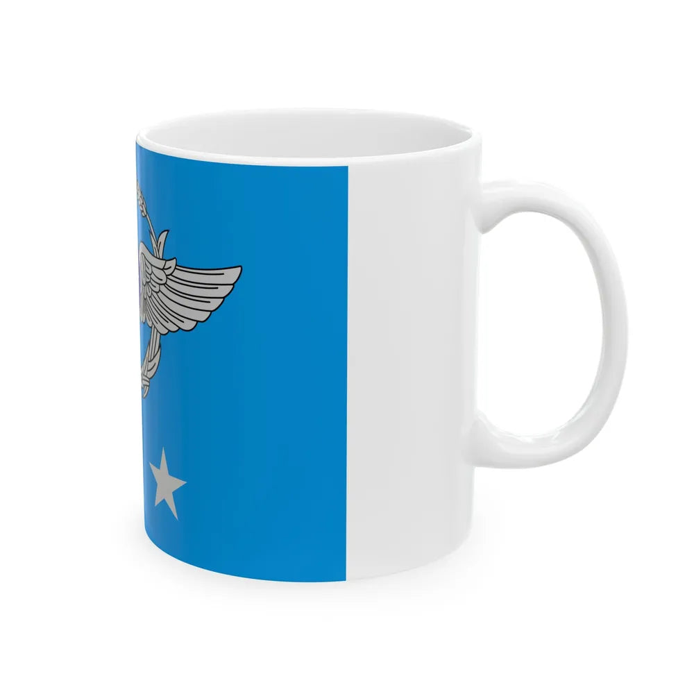 ROCAF Lieutenant Generals Flag (China) White Coffee Mug - Go Mug Yourself