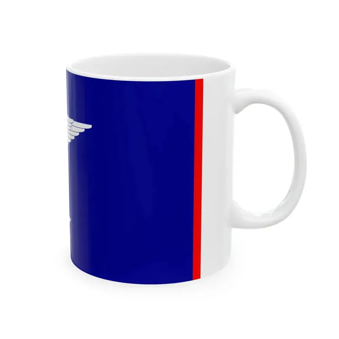ROCAF Major Generals Flag 1948 (China) White Coffee Mug - Go Mug Yourself