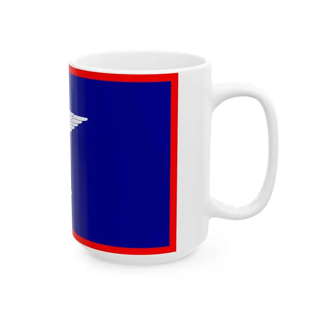 ROCAF Major Generals Flag 1948 (China) White Coffee Mug - Go Mug Yourself