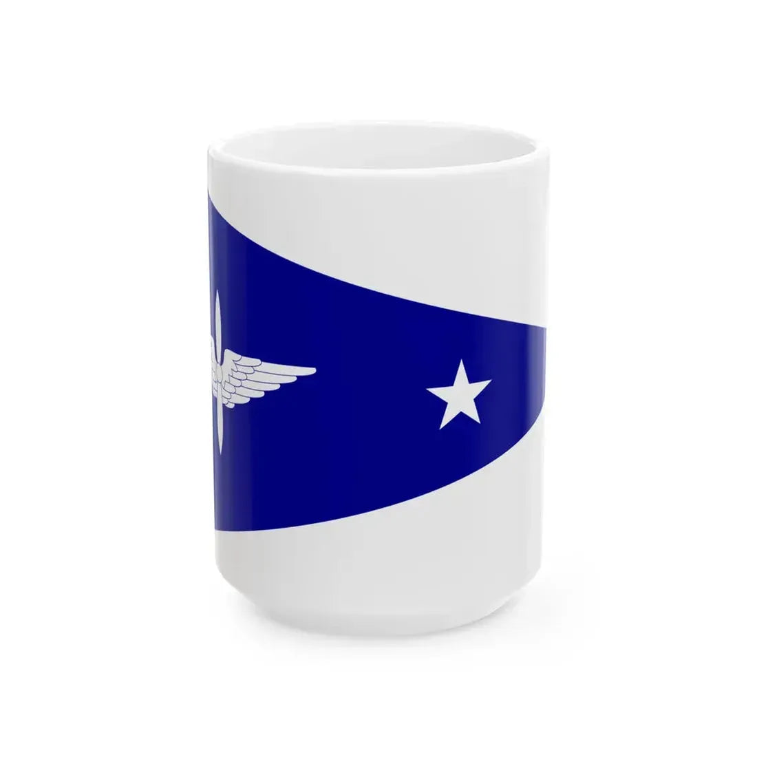 ROCAF Majors Flag 1937 (China) White Coffee Mug 15oz - Go Mug Yourself