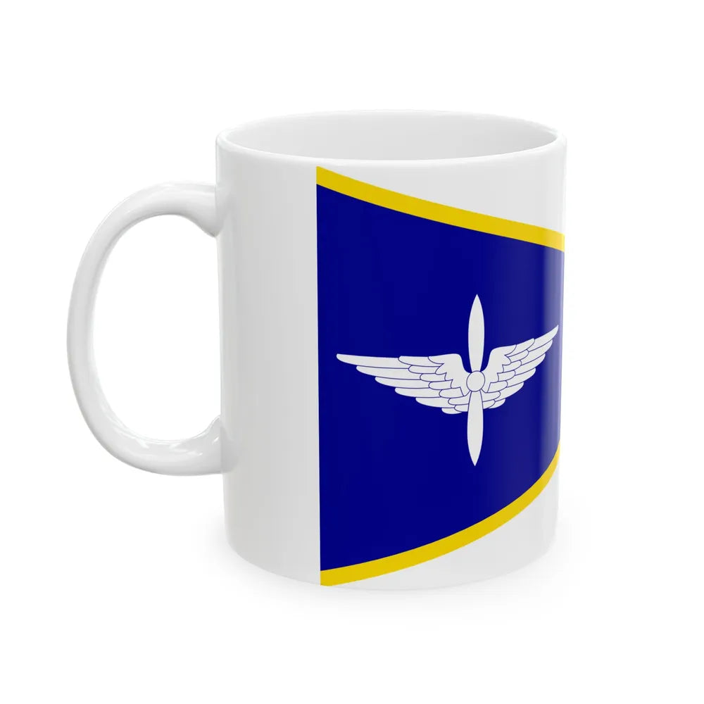 ROCAF Majors Flag 1948 (China) White Coffee Mug - Go Mug Yourself