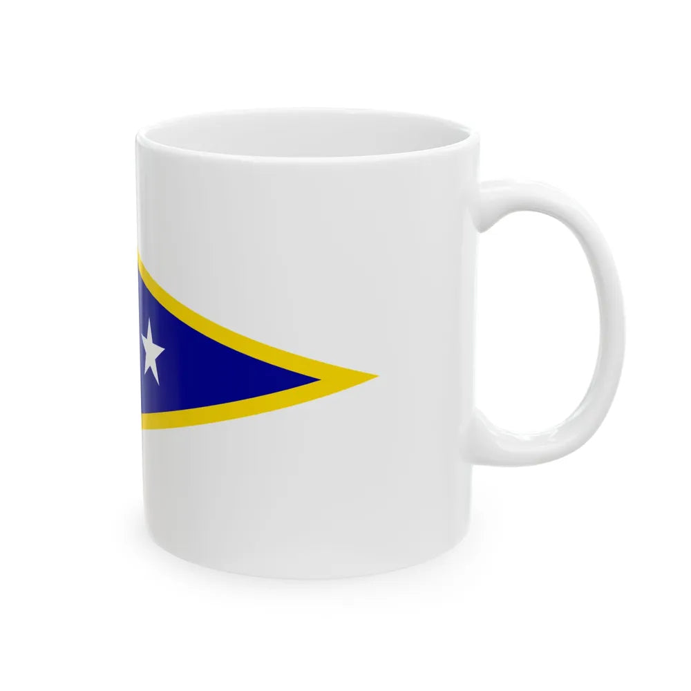 ROCAF Majors Flag 1948 (China) White Coffee Mug - Go Mug Yourself