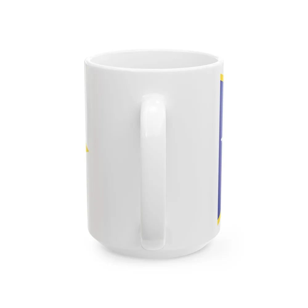 ROCAF Majors Flag 1948 (China) White Coffee Mug - Go Mug Yourself