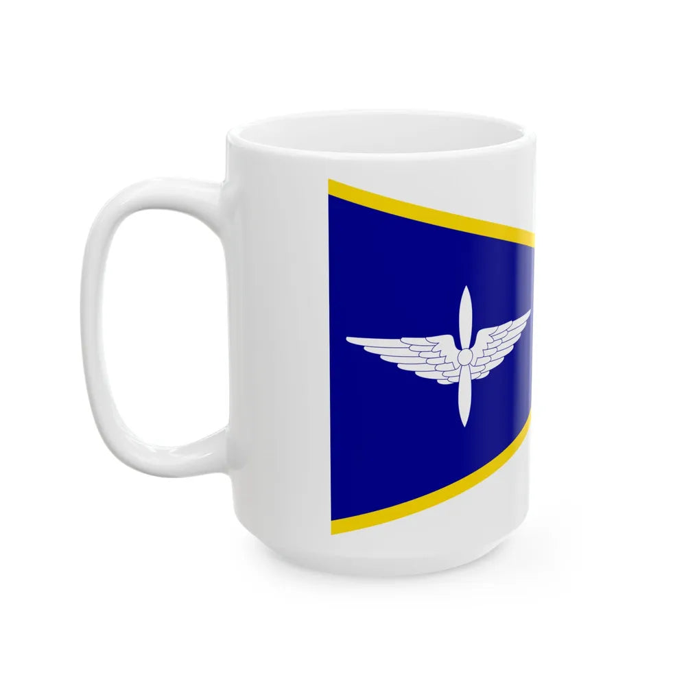 ROCAF Majors Flag 1948 (China) White Coffee Mug - Go Mug Yourself