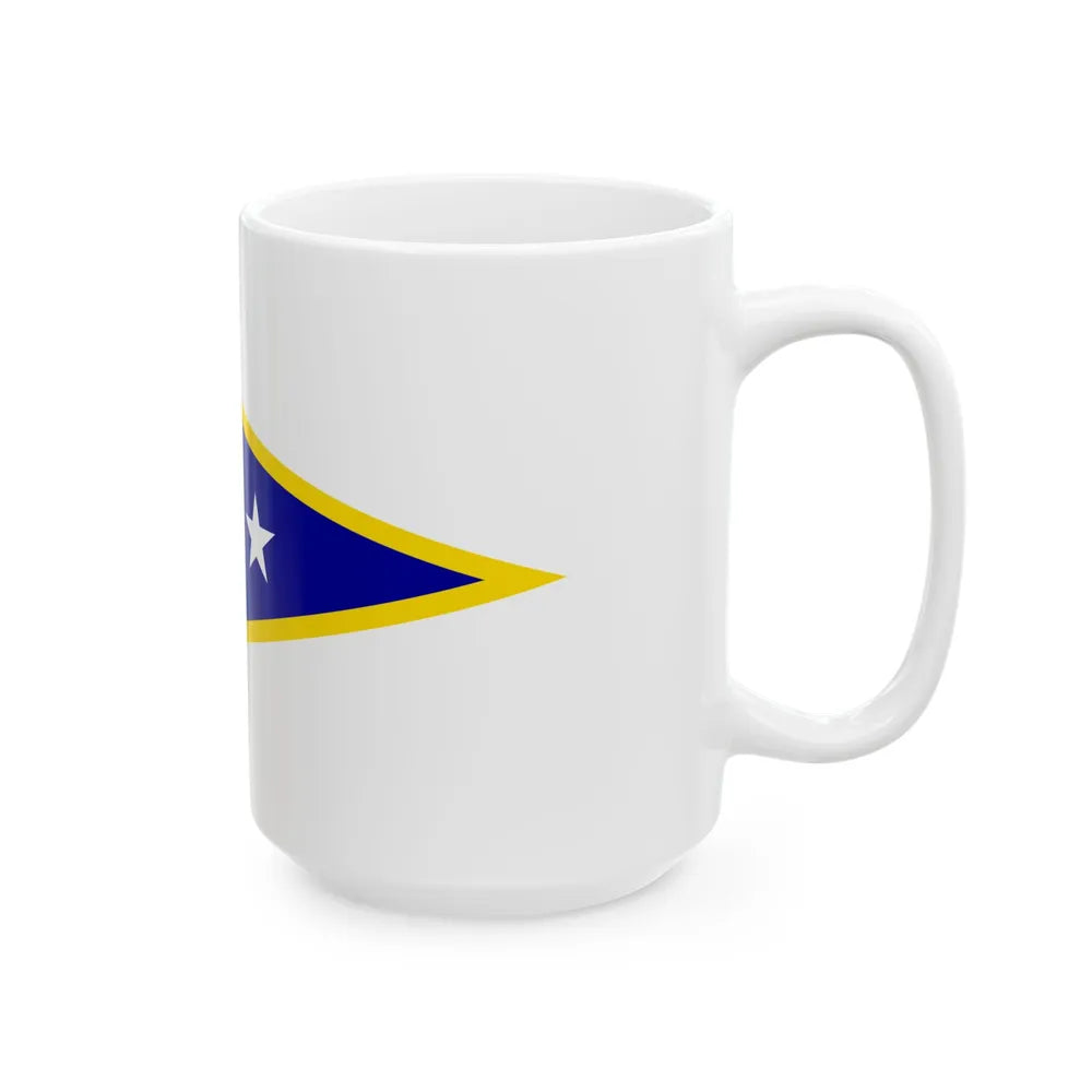 ROCAF Majors Flag 1948 (China) White Coffee Mug - Go Mug Yourself