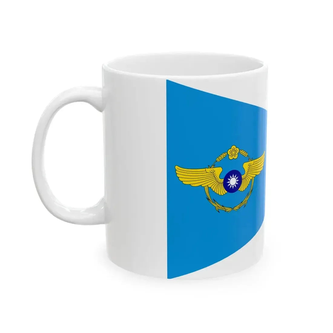 ROCAF Majors Flag 1962 (China) White Coffee Mug - Go Mug Yourself