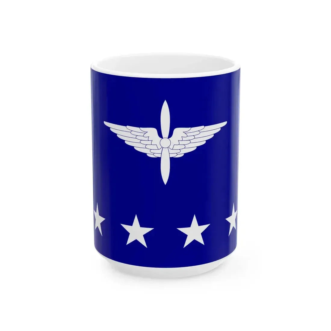 ROCAF Senior Generals Flag 1958 (China) White Coffee Mug 15oz - Go Mug Yourself