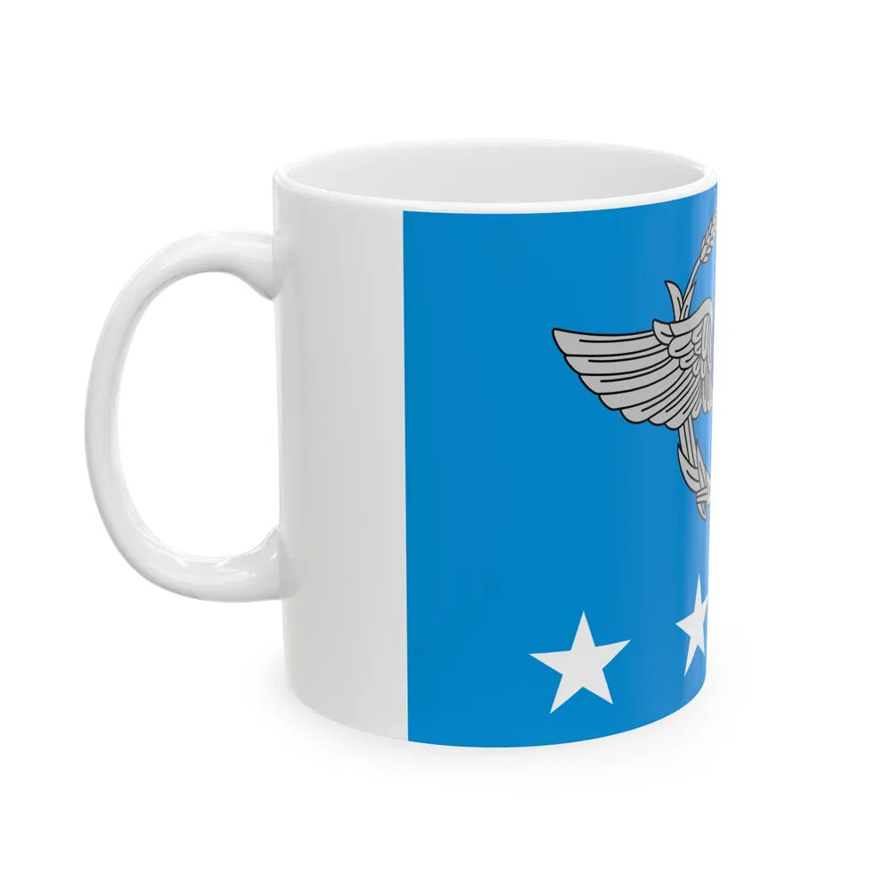 ROCAF Senior Generals Flag 1981 (China) White Coffee Mug - Go Mug Yourself