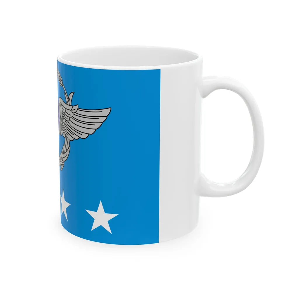 ROCAF Senior Generals Flag 1981 (China) White Coffee Mug - Go Mug Yourself