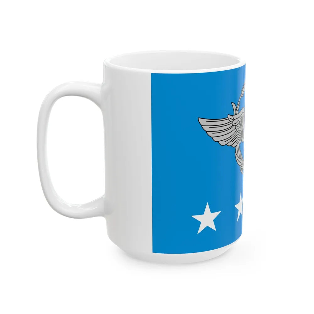 ROCAF Senior Generals Flag 1981 (China) White Coffee Mug - Go Mug Yourself