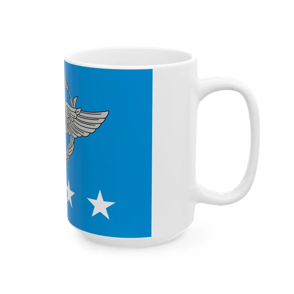 ROCAF Senior Generals Flag 1981 (China) White Coffee Mug - Go Mug Yourself