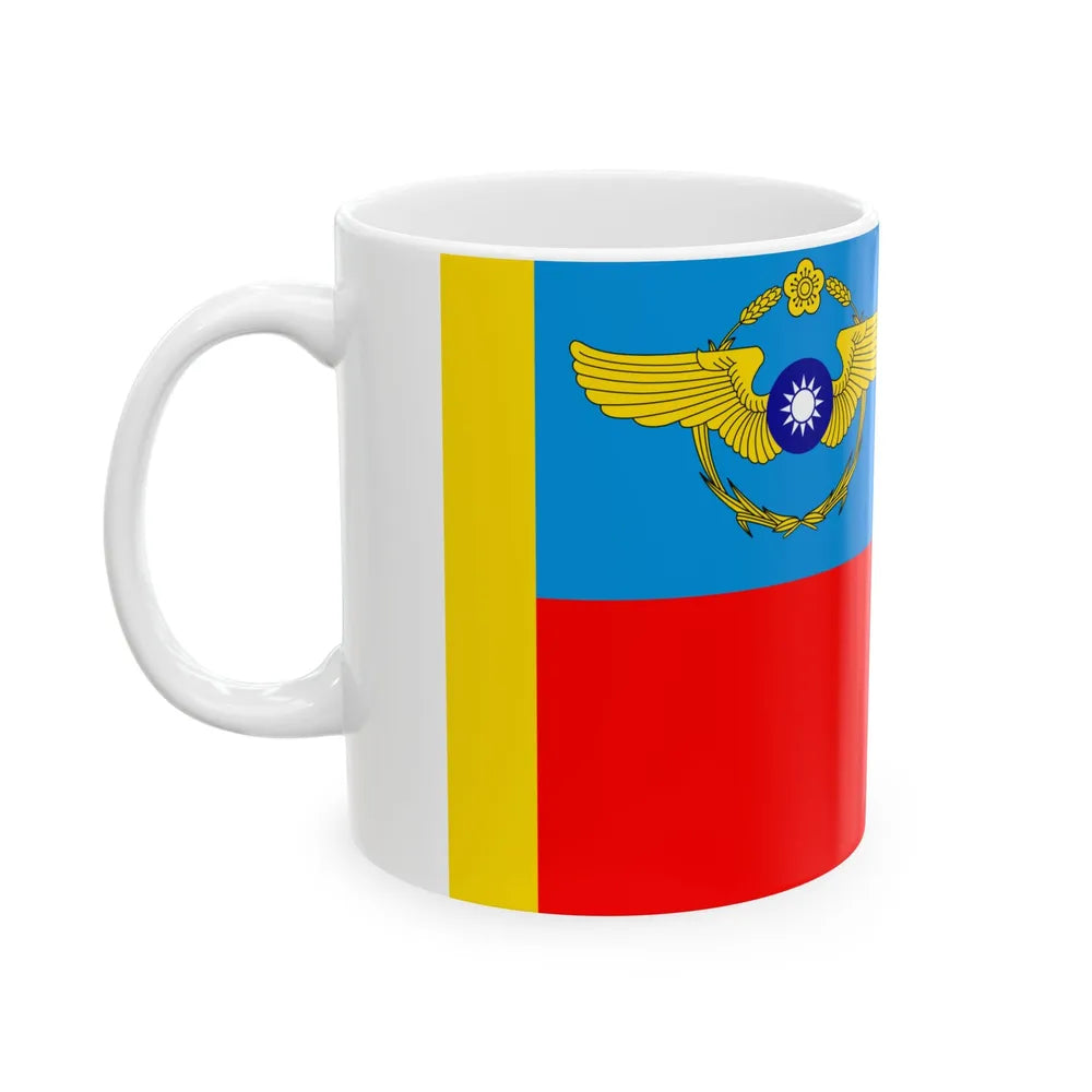 ROCAF Unit Flag 1948 (China) White Coffee Mug - Go Mug Yourself