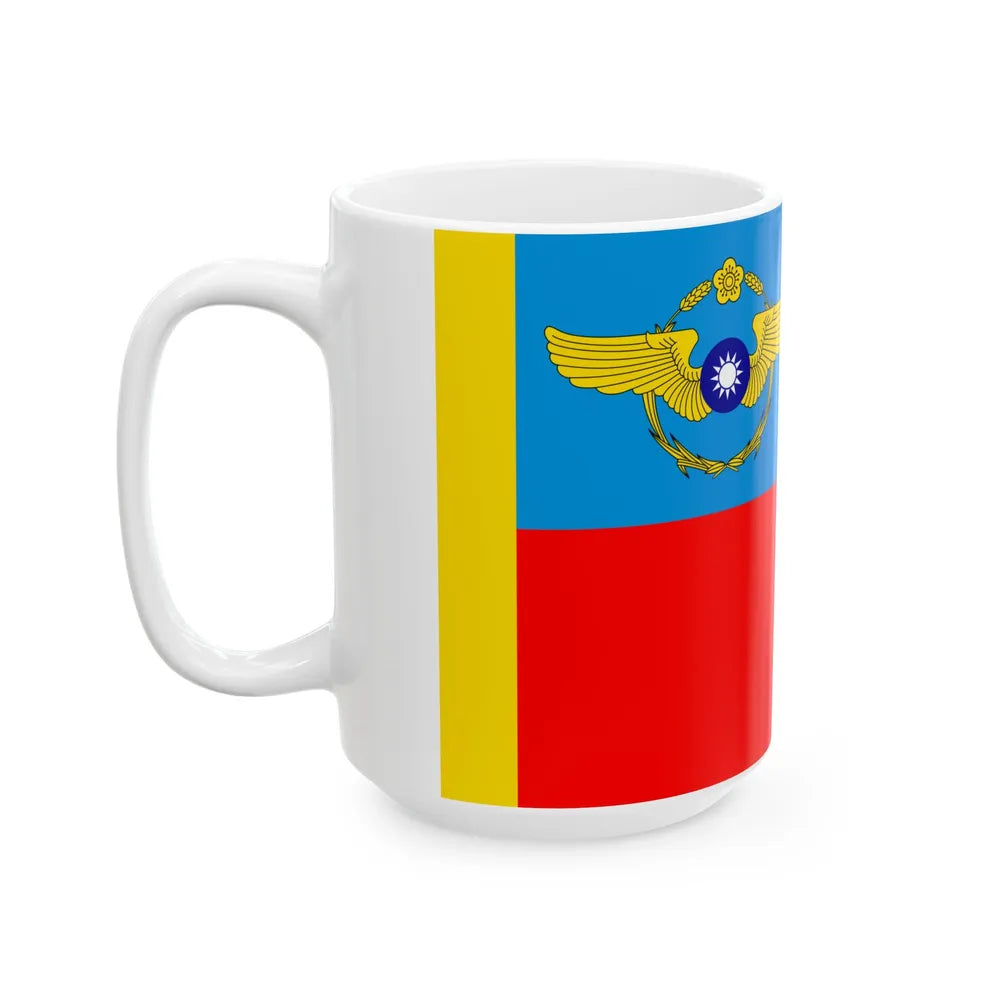 ROCAF Unit Flag 1948 (China) White Coffee Mug - Go Mug Yourself