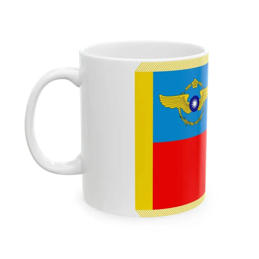 ROCAF Unit Flag 1962 (China) White Coffee Mug - Go Mug Yourself