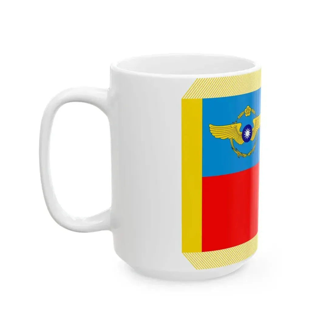 ROCAF Unit Flag 1962 (China) White Coffee Mug - Go Mug Yourself