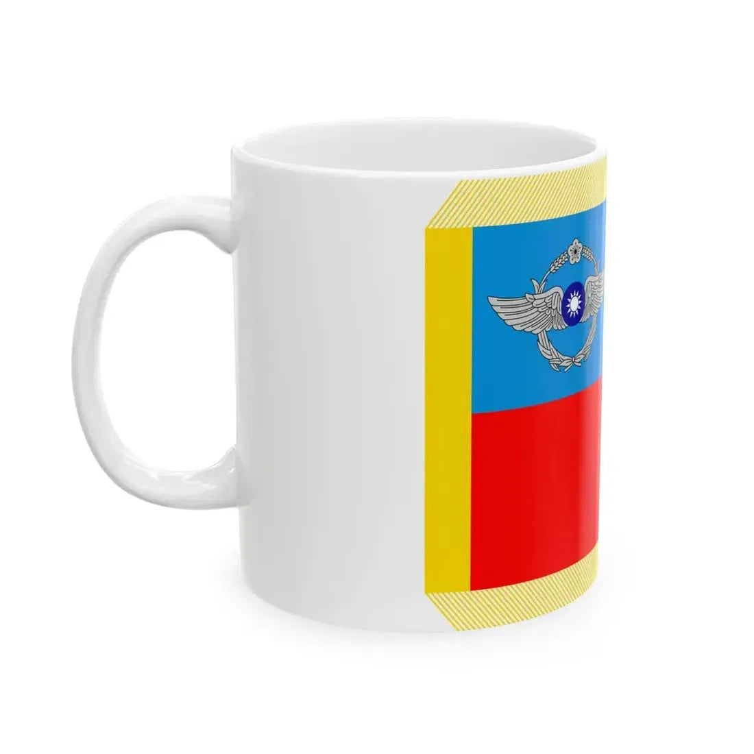 ROCAF Unit Flag 1981 (China) White Coffee Mug - Go Mug Yourself