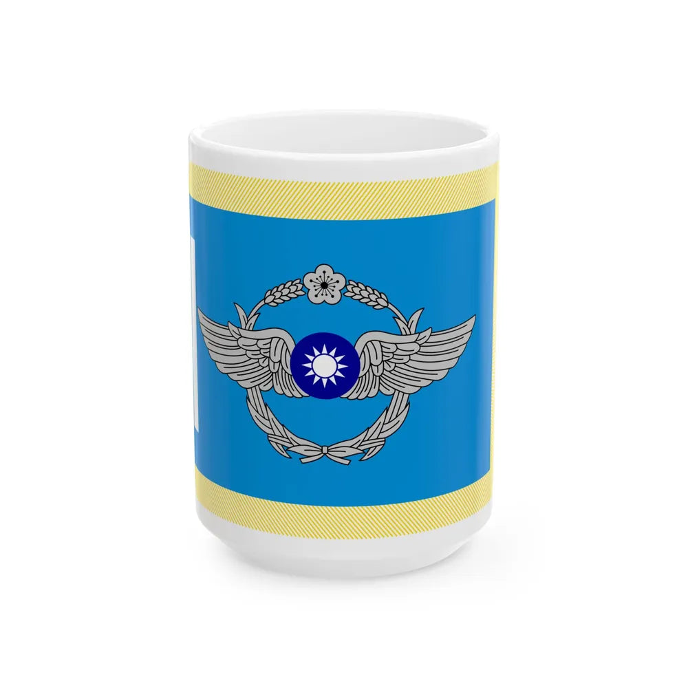 ROCAF Unit Flag (China) White Coffee Mug 15oz - Go Mug Yourself