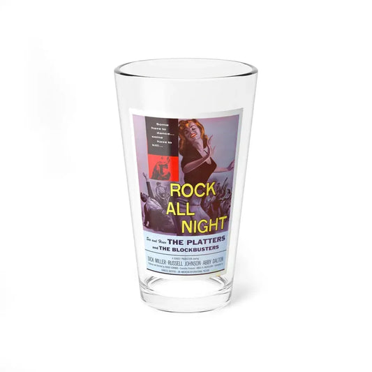 ROCK ALL NIGHT 1957 Movie Poster - Pint Glass 16oz 16oz - Go Mug Yourself