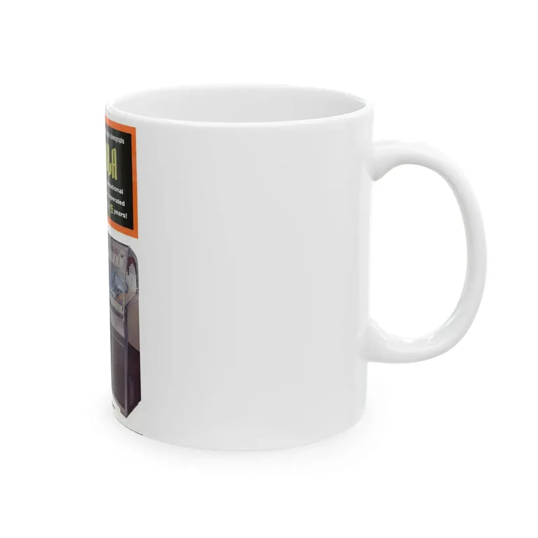 Rock-Ola 1958 (Music Poster) White Coffee Mug - Go Mug Yourself