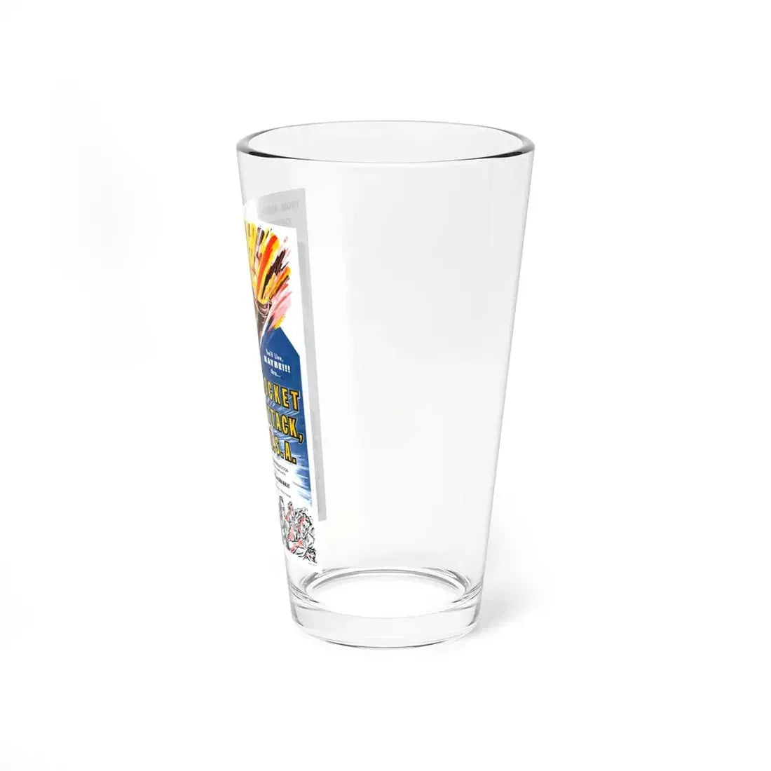 ROCKET ATTACK USA 1958 Movie Poster - Pint Glass 16oz - Go Mug Yourself