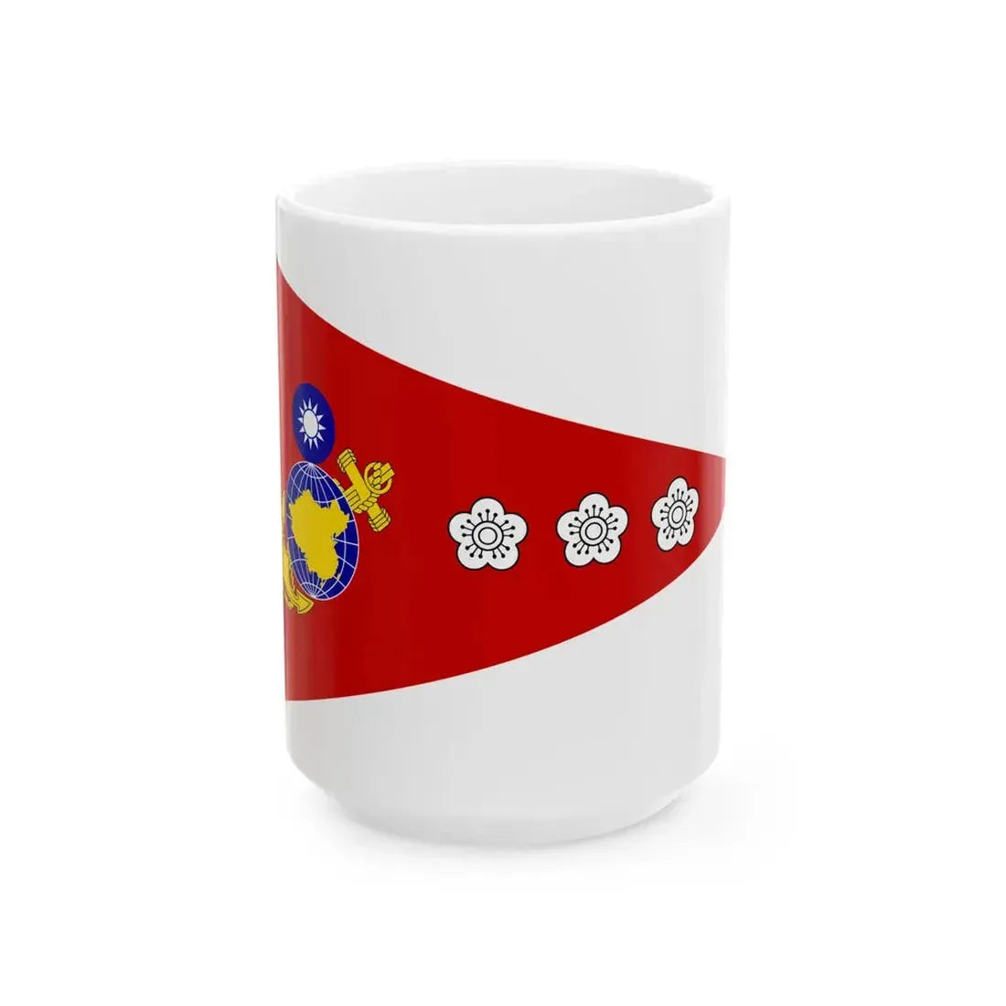 ROCMC Colonels Flag 1964 (China) White Coffee Mug 15oz - Go Mug Yourself