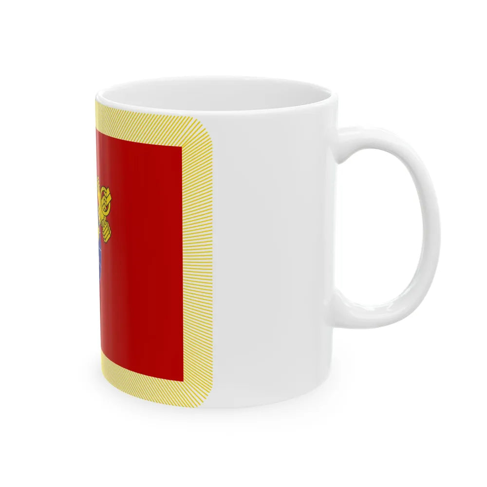 ROCMC Honor Guard Flag (China) White Coffee Mug - Go Mug Yourself