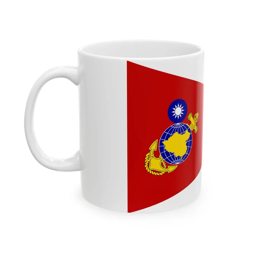 ROCMC Lieutenant Colonels Flag 1964 (China) White Coffee Mug - Go Mug Yourself