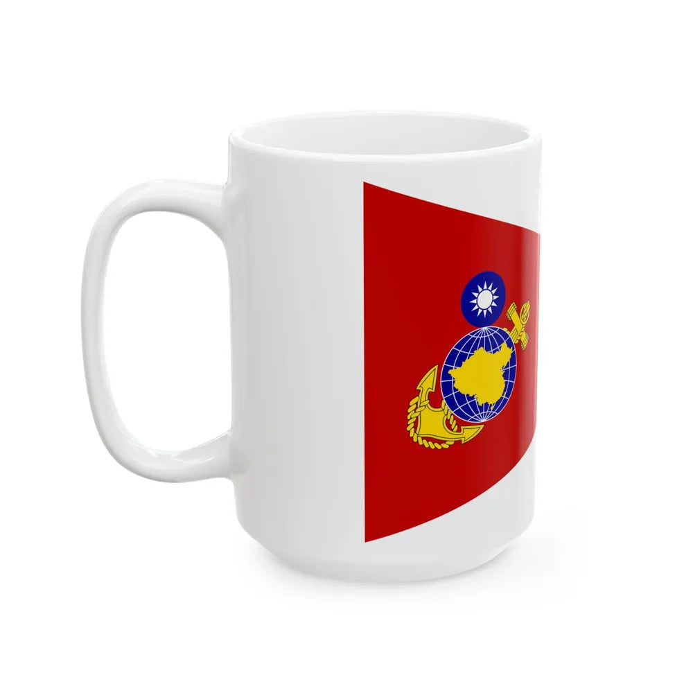 ROCMC Lieutenant Colonels Flag 1964 (China) White Coffee Mug - Go Mug Yourself