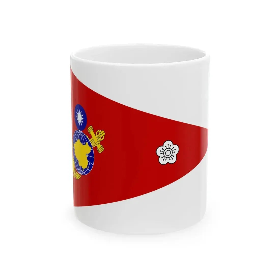 ROCMC Majors Flag 1964 (China) White Coffee Mug 11oz - Go Mug Yourself