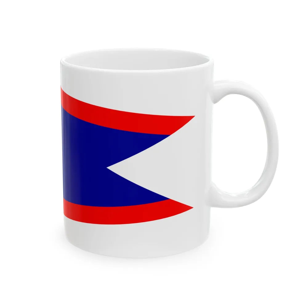 ROCN Battle Fleet Leaders Pennant (China) White Coffee Mug - Go Mug Yourself