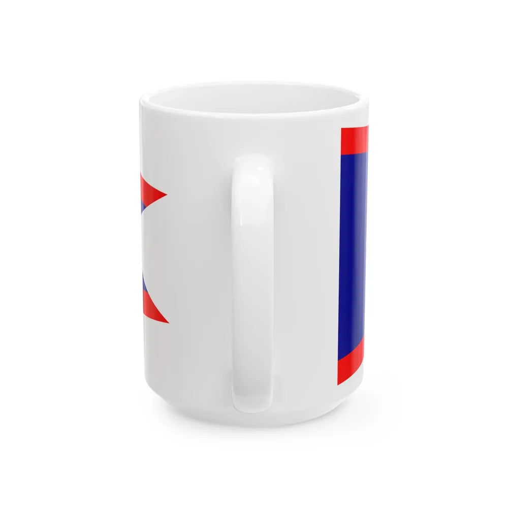 ROCN Battle Fleet Leaders Pennant (China) White Coffee Mug - Go Mug Yourself